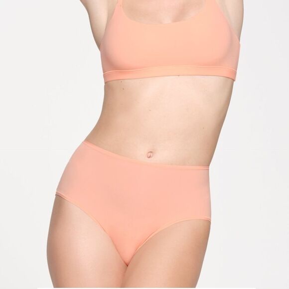 SKIMS fits everybody full brief color faded nectar size L NWT‎ in packaging - Picture 1 of 7